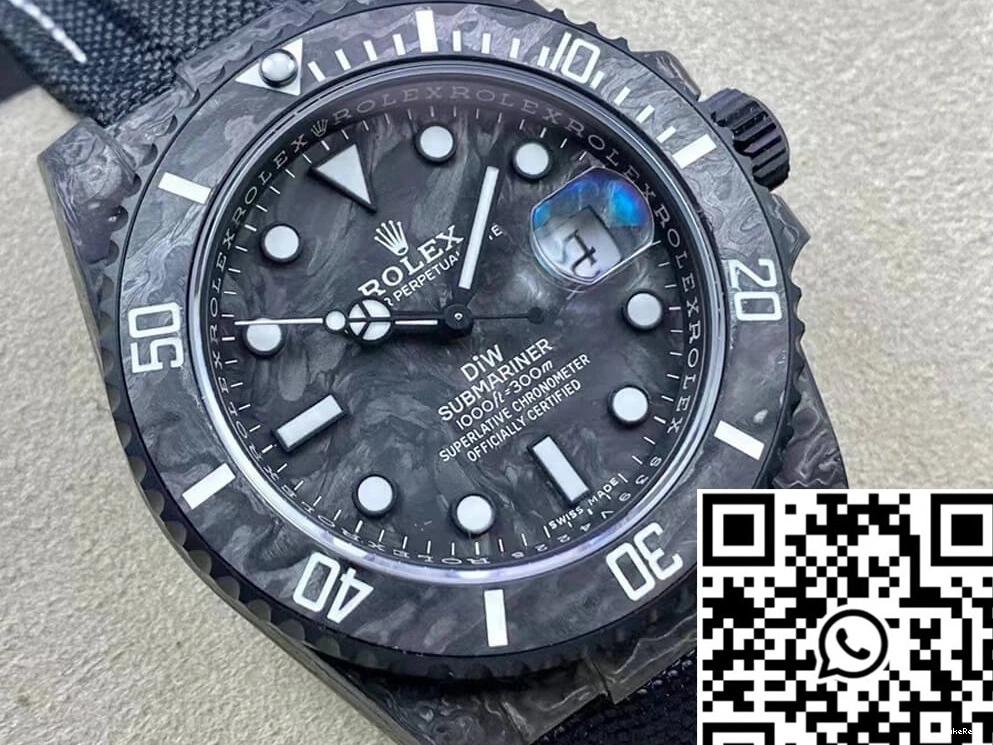 VS Fiber DIW Factory Carbon Rolex Dial Submariner 1125